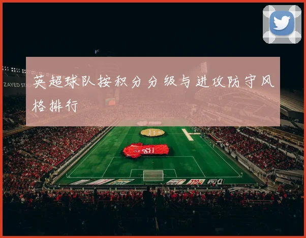 英超球队按积分分级与进攻防守风格排行